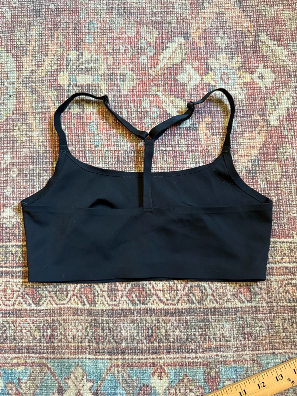 Auden Unlined Medium Black Seamless Racerback Bralette - Women Intimates - Picture 4 of 5